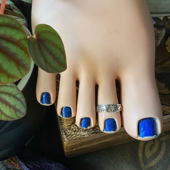 Elephant Sterling Silver Toe Ring - Picture 1 of 5
